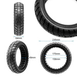 Pneu plein ultraléger Offroad 60/70-7/B50 - ligne noire [Ewheel] — vue 2