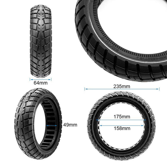 Pneu plein ultraléger Offroad 60/70-7/B50 - ligne noire [Ewheel] vue 2