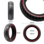 Pneu plein ultraléger Offroad 60/70-7/B50 - ligne rouge [Ewheel] — vue 2