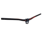 Guidon de 720mm avec élévation 25mm noir-rouge — vue 3