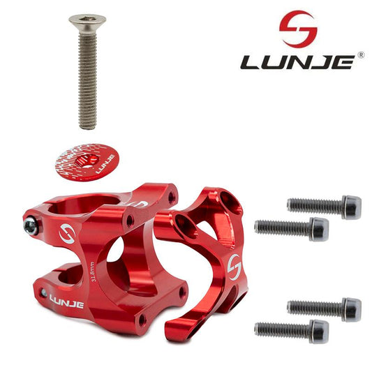 Potence pour guidons de 31,8mm EWPM-002 rouge vue 2