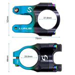 Potence pour guidons de 31,8mm EWPM-003 noir-bleu — vue 3