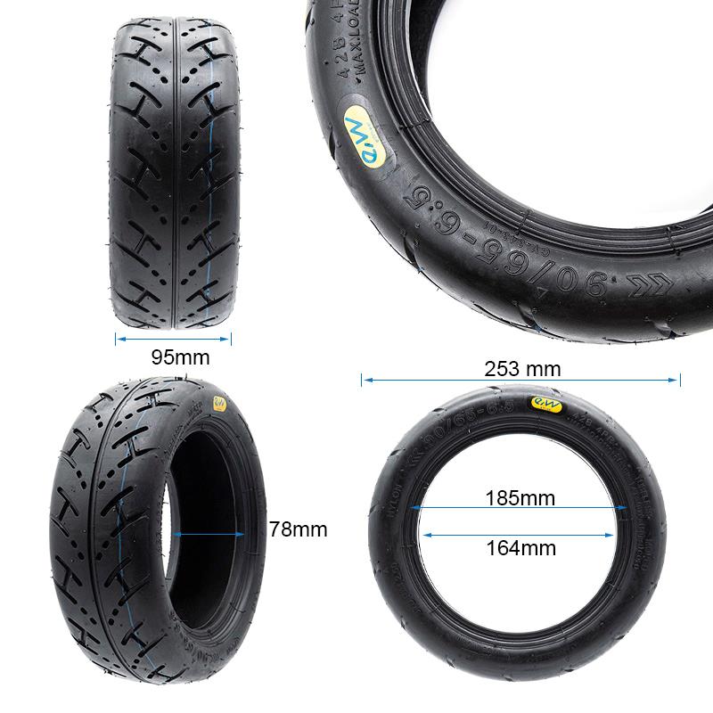 Pneu Tubeless Cityroad 90/65-6,5 [Ewheel] New GEL vue 2
