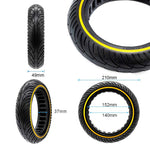 Pneu plein ultraléger 8,5x2-6,1/B34 - ligne jaune [Nedong] — vue 2