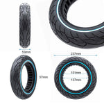 Pneu plein ultraléger 10x2,125-6,1/B34 - ligne bleue [Nedong] — vue 2