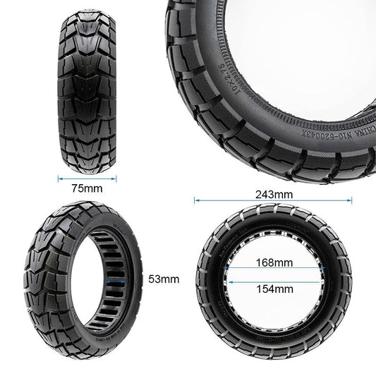 Pneu plein 10x2,75-6,5/B54 offroad [Nedong] vue 2