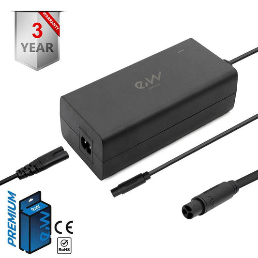 Chargeur premium 48v (sortie 54,6v) 2A connecteur Julet 3105 Cecotec Y65 référence EWM837