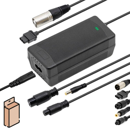 Chargeur 48V (sortie 54,6v) 2A avec DC et connecteurs GX pour Smartgyro speedway/Rockway et similaires /NIU