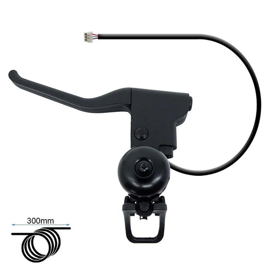 Poignée de frein avec hall, tendeur et cloche L pour Ninebot F et D - Connecteur JST ZH référence FMF-014