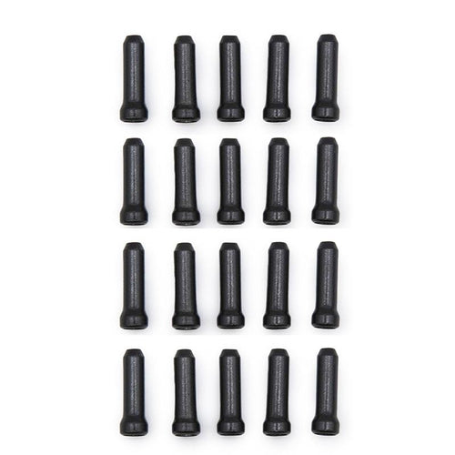 Arrêt de câble de frein noir - paquet de 20 pcs.