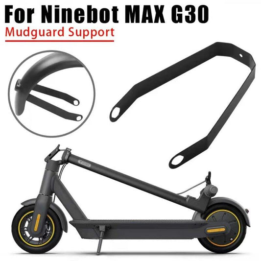 Support de garde-boue en métal noir pour Ninebot Max G30 référence 8642-92