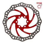 Disque de frein R6.1 160mm 6H [RAMBOMIL] bleu — vue 1