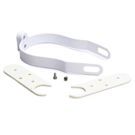 Support universel de garde-boue en plastique blanc pour Xiaomi M365 et Pro référence 21782-02