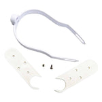 Support universel de garde-boue en plastique blanc pour Xiaomi M365 et Pro — vue 2