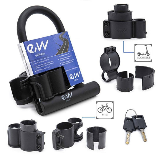Cadenas en fer à cheval avec clé [Ewheel] - 15cm référence ACA-007