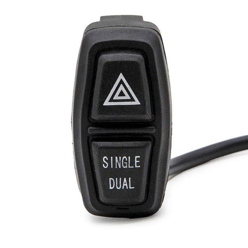 Commutateur avec fonction Simple-Dual/Warning 2F - 1,5m
