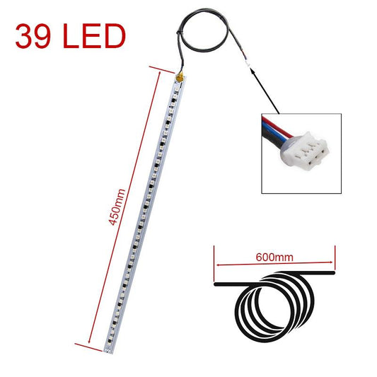 Bande LED RVB programmable 12V [Minimotors] - 0,45M référence ELU-008