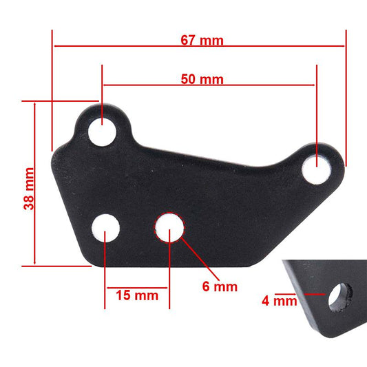 Support d étrier de frein Kugoo M4 vue 2