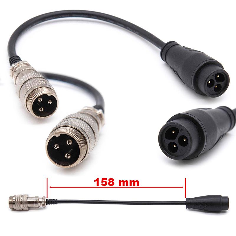 Adaptateur GX16 vers LP-16 vue 2
