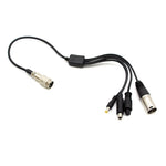 Adaptateur GX16 vers DC/XLR/GX12 — vue 1