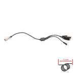 Adaptateur GX16 vers DC/XLR/GX12 — vue 2