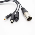 Adaptateur GX16 vers DC/XLR/GX12 — vue 3