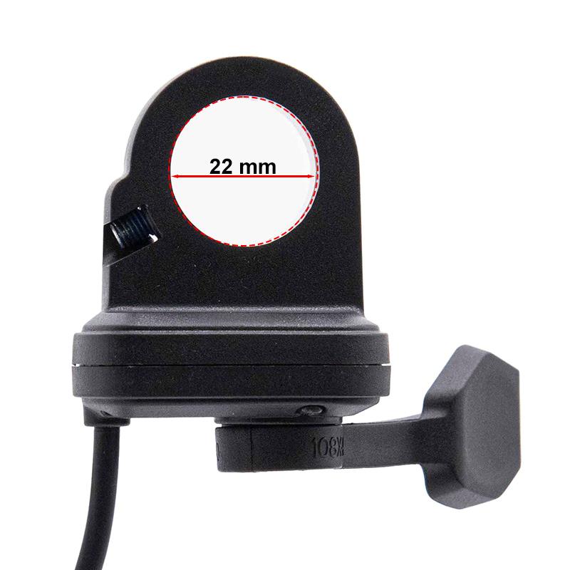 accélérateur avec connecteur sm 1,6M noir vue 2