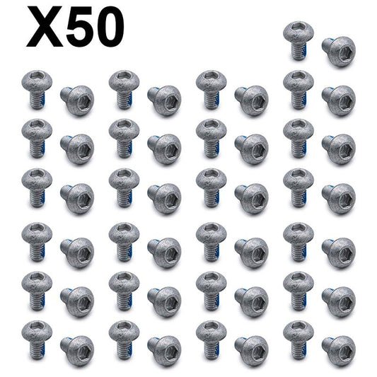 Vis M5x10 argent pour disque de frein - 50pcs référence 32368