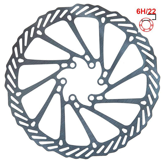 Disque de frein G3 180mm 6H argenté référence 54716-02
