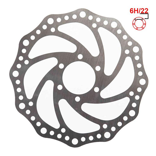 Disque de frein R6 160mm 6H argent - 48mm