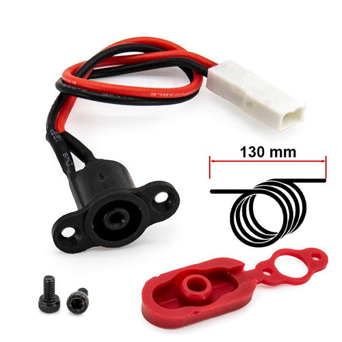 Port de charge DC 8mm avec couvercle pour Xiaomi M365 et Pro