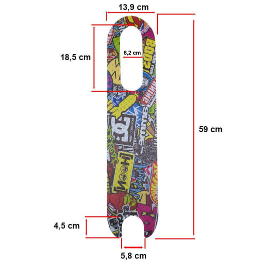 Grip Deck Silicone PVC Doodle pour Xiaomi - modèle 2 vue 2