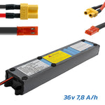 Batterie 36V 7.8A / H avec connecteurs XT30 et JST [EWHEEL] — vue 1