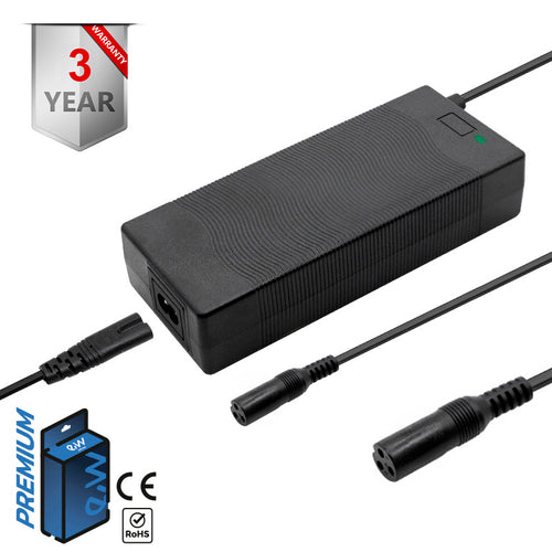 Chargeur premium 60v (sortie 66,4v) 2A connecteur Gx16 [Ewheel]