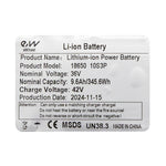 Batterie 36V 9.6 à / H pour Xiaomi M365 / 1S / Essential / MI3 [Ewheel] — vue 3