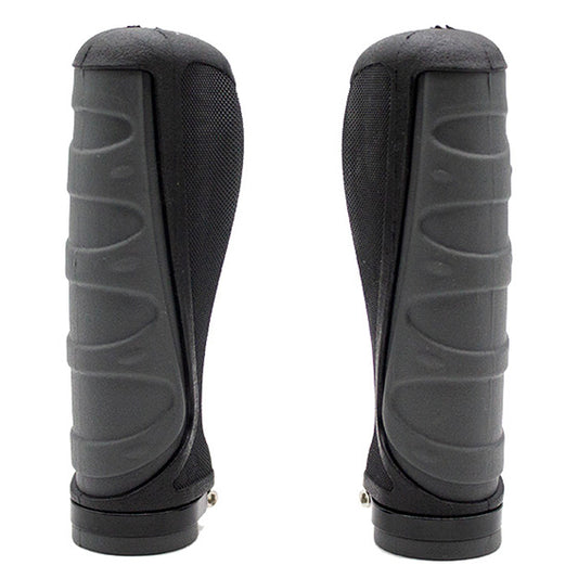 Poignées ergonomiques en silicone avec verrouillage gris - 2 Pièces référence 8642-44