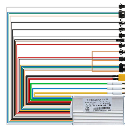 Contrôleur 48V 25A 1200W-B LCD JP [J&P]