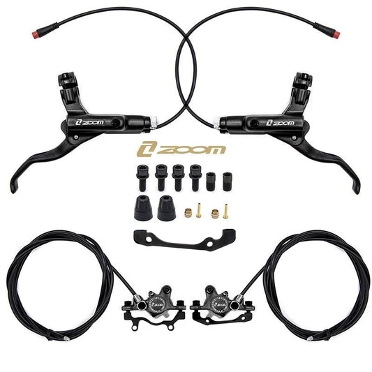 Kit de frein hydraulique noir CR-3 Avant D arrière G [Zoom] vue 2