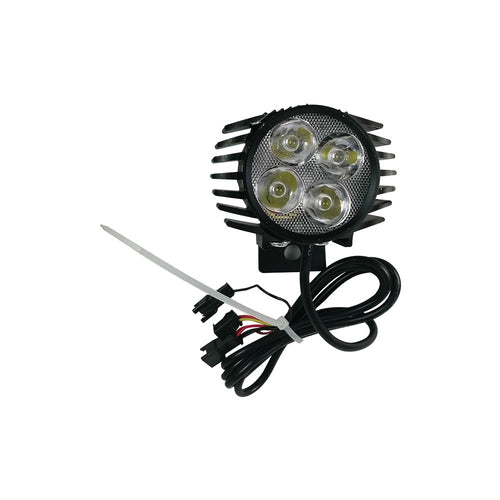 Lampe LED et klaxon avant noir (réf. SP-243)