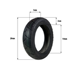 Pneu 8.5x2 (50-139) tubetype Hiley — vue 3