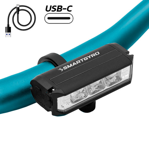 Lumière LED avant rechargeable USB-C – SMARTGYRO PRO HD