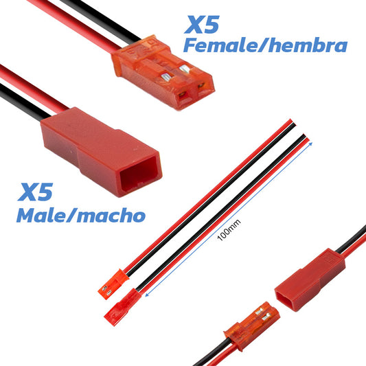 Connecteur JST avec câble - 10pcs vue 2