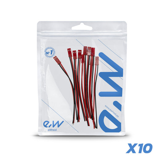Connecteur JST avec câble - 10 FEMELLE référence 35591-03