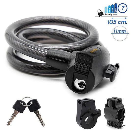 Cadenas à câble avec clé [Ewheel] -110cm référence ACA-002