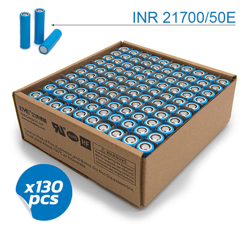 Cellule 21700 5A/h 3C [EVE] - 130 unités