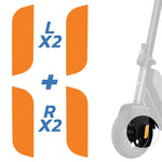 Autocollant réflecteur de cache R & G Niu Original KQi1 Pro - 4 pcs — vue 1