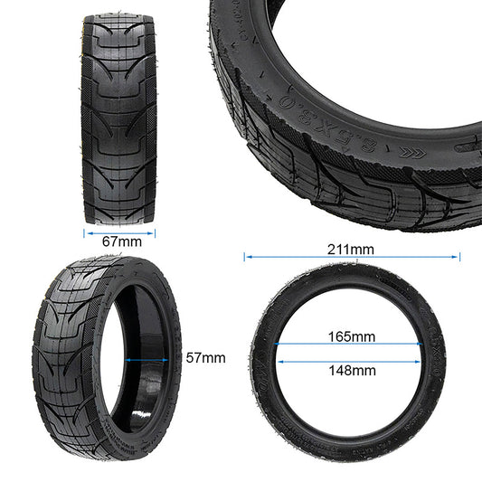 Pneu 8,5x3 tubeless cityroad EWHEEL PANTHERURBAN vue 2