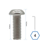 Vis de base avant et arrière Dualtron Mini – lot de 30 unités — vue 2