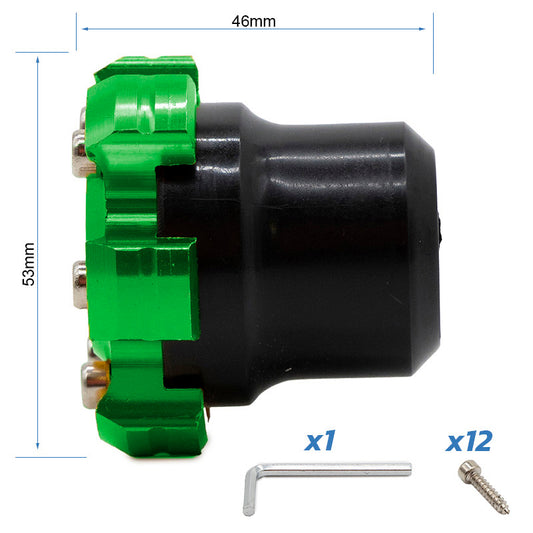 Protection décorative anti-chute pour axe moteur ou jante EWTB-006 vue 2