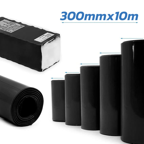 Thermorétractable noir 300m 10M